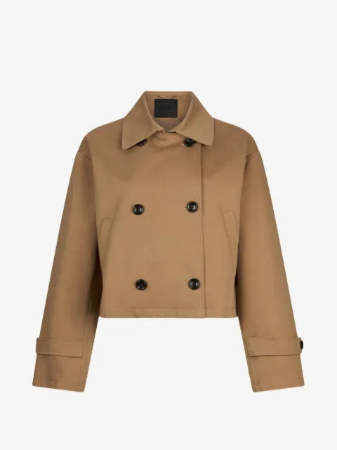 LIU JO short gabardine trench coat