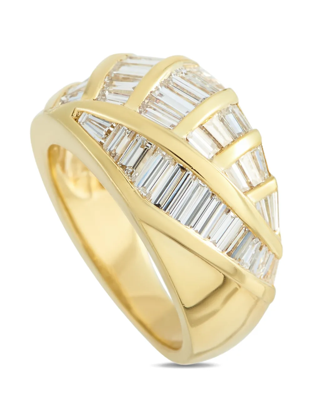 LB Exclusive 18k yellow gold diamond ring - Oro
