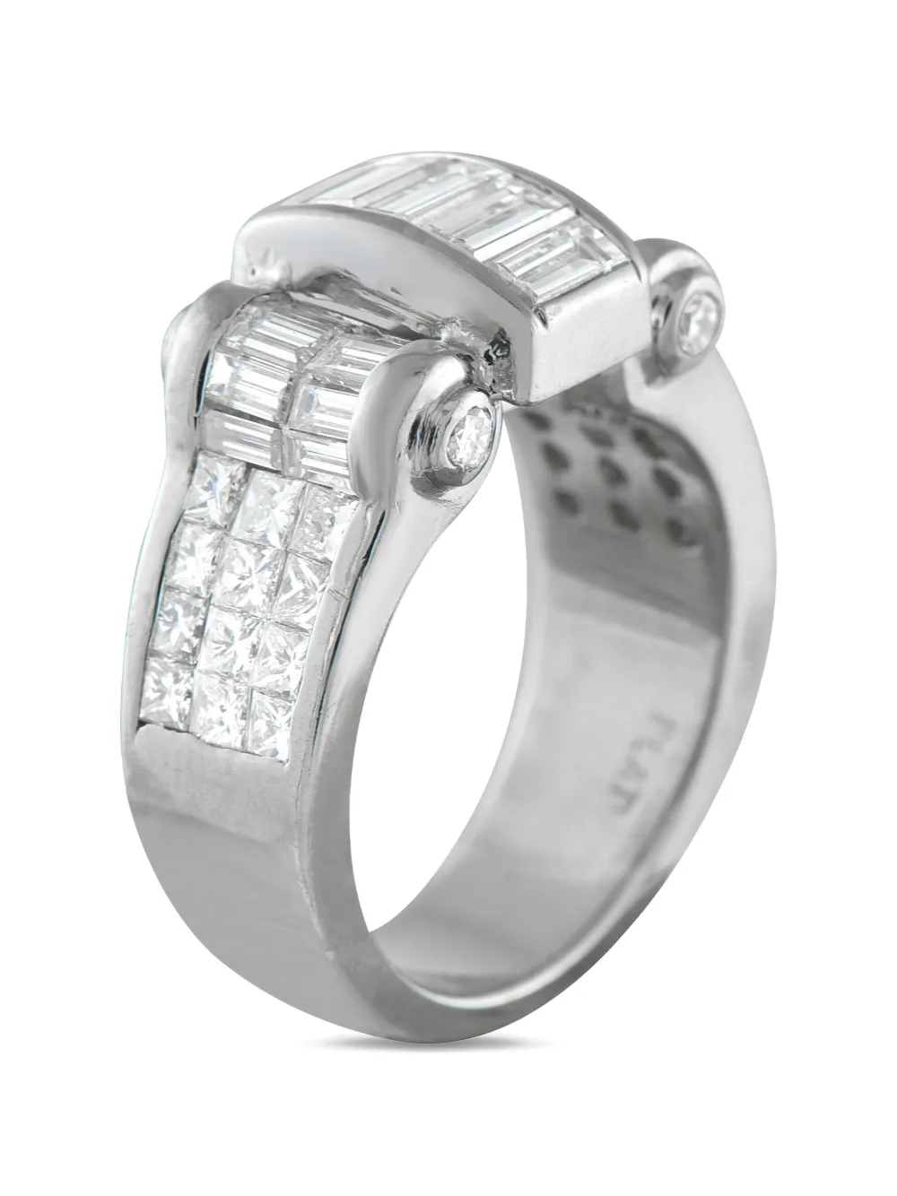 LB Exclusive embellished diamond dazzling ring - Argento