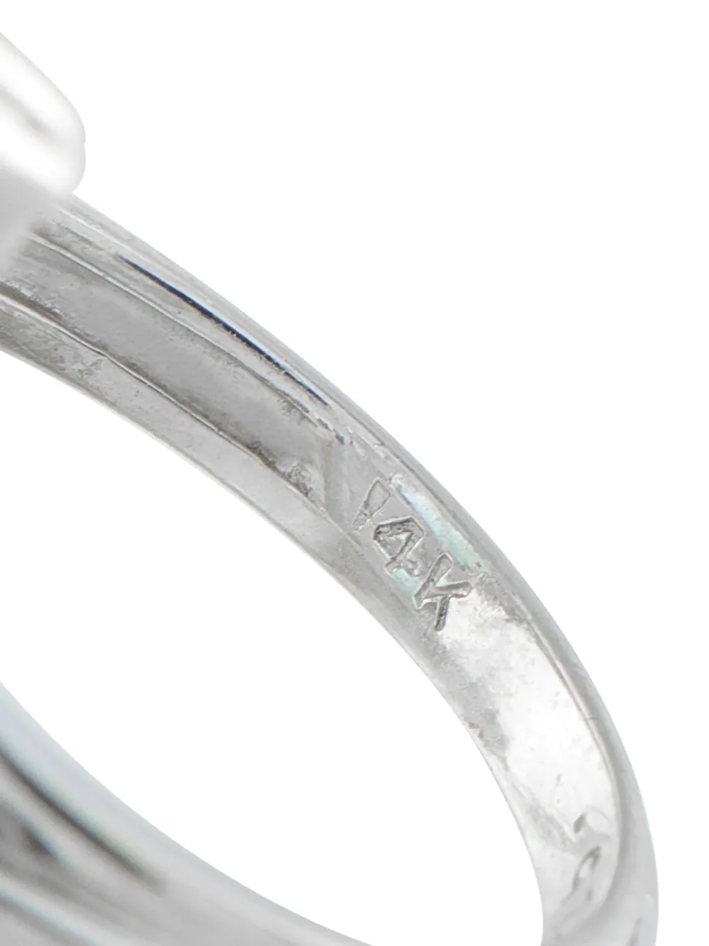 14k White Gold Aquamarine Diamond Ring