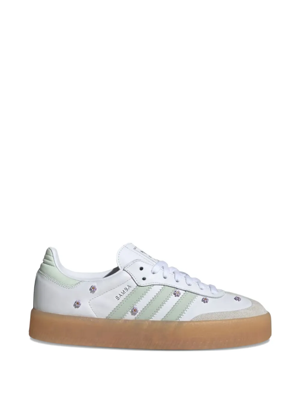 Adidas Sambae sneakers met bloemenprint Wit
