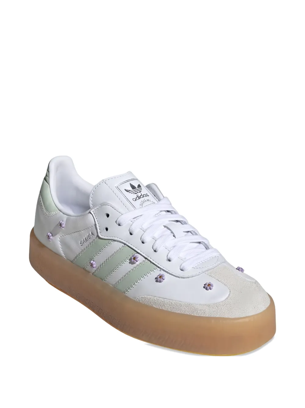 adidas Sambae sneakers met bloemenprint Wit
