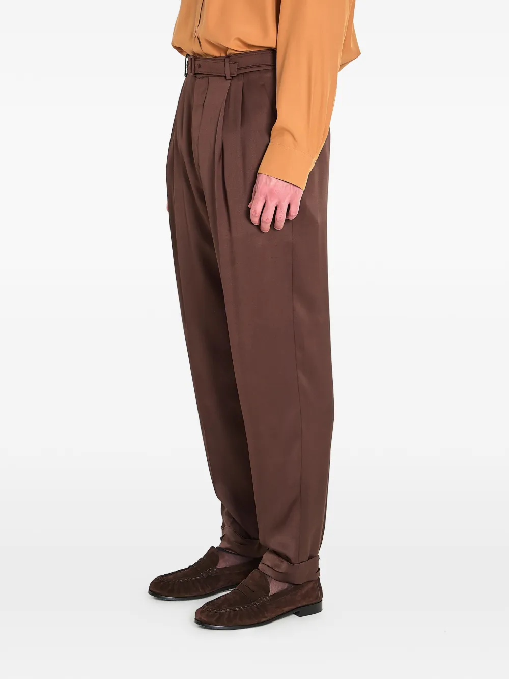  Saint Laurent Carotte Pants - Brown 