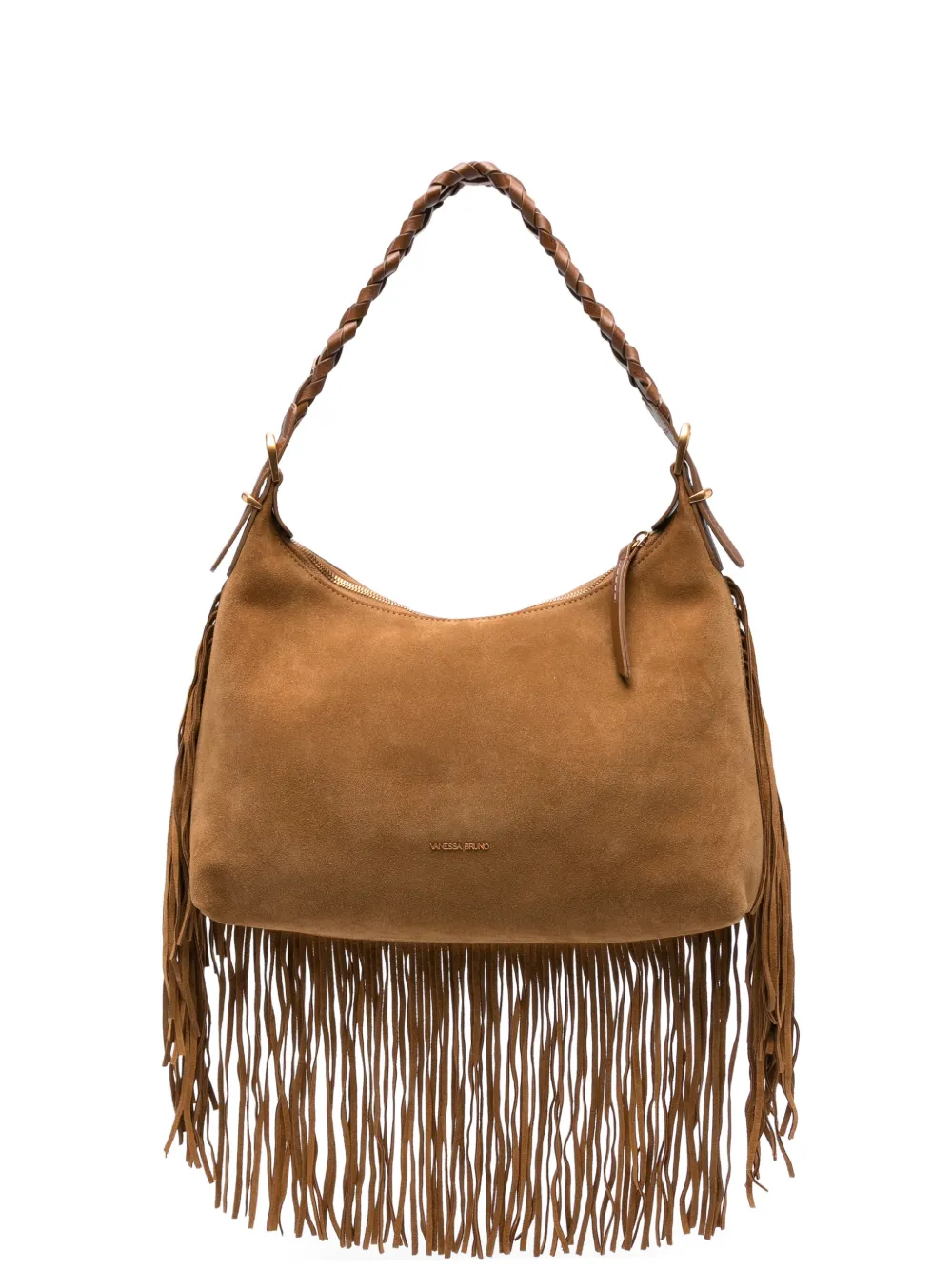 Vanessa Bruno PM Jess suede shoulder bag - Neutrals