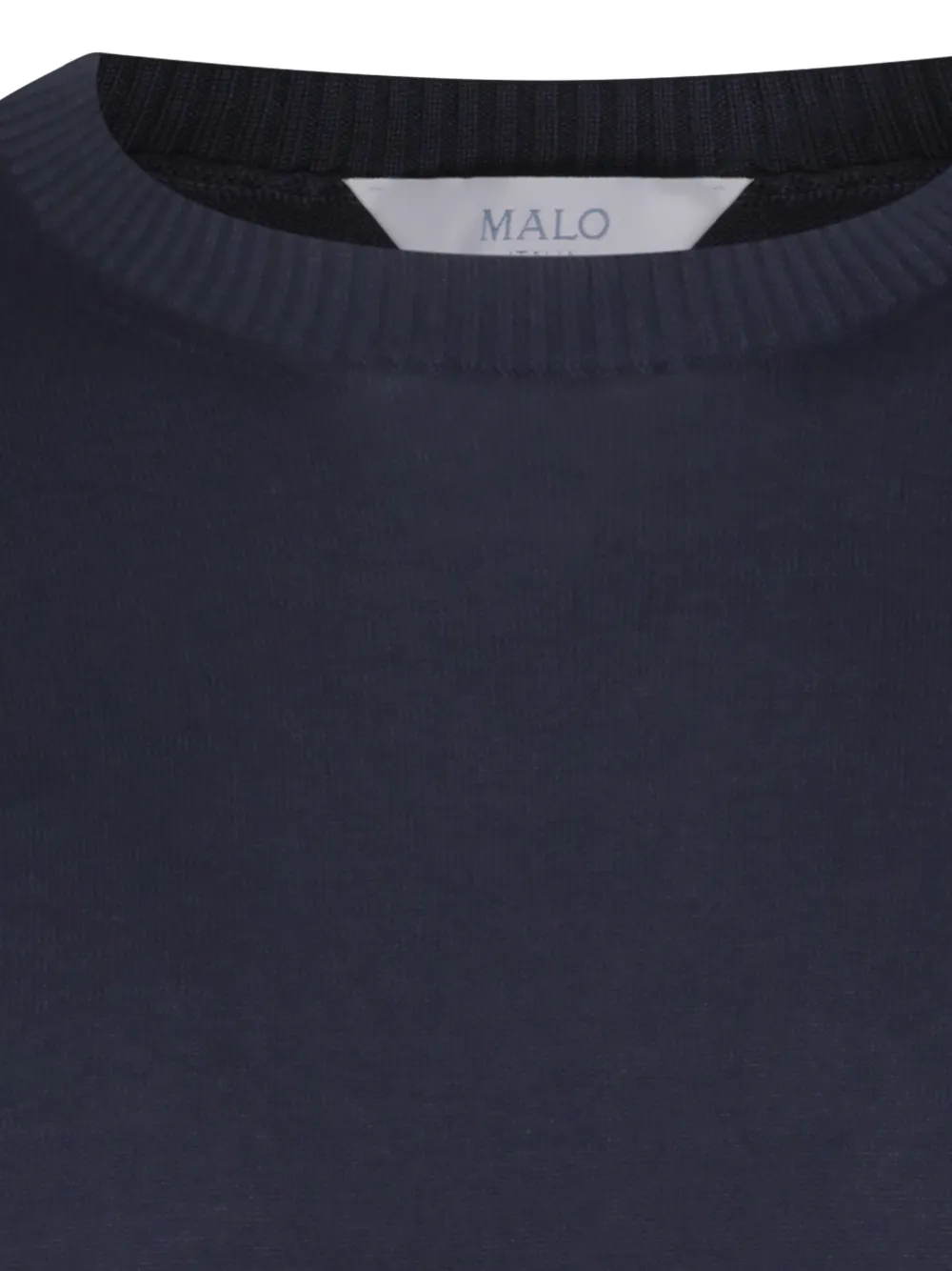 Malo Sweater met ronde hals Blauw