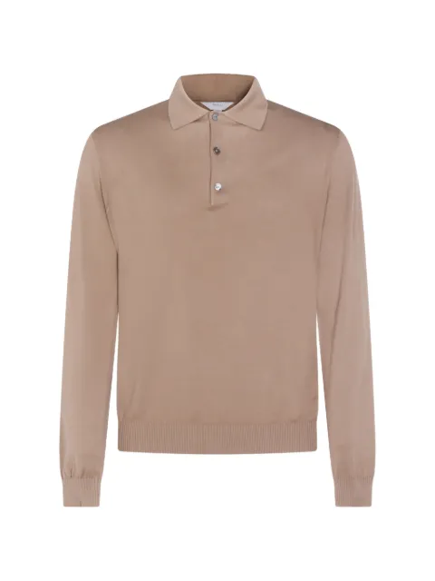 Malo long-sleeve polo shirt