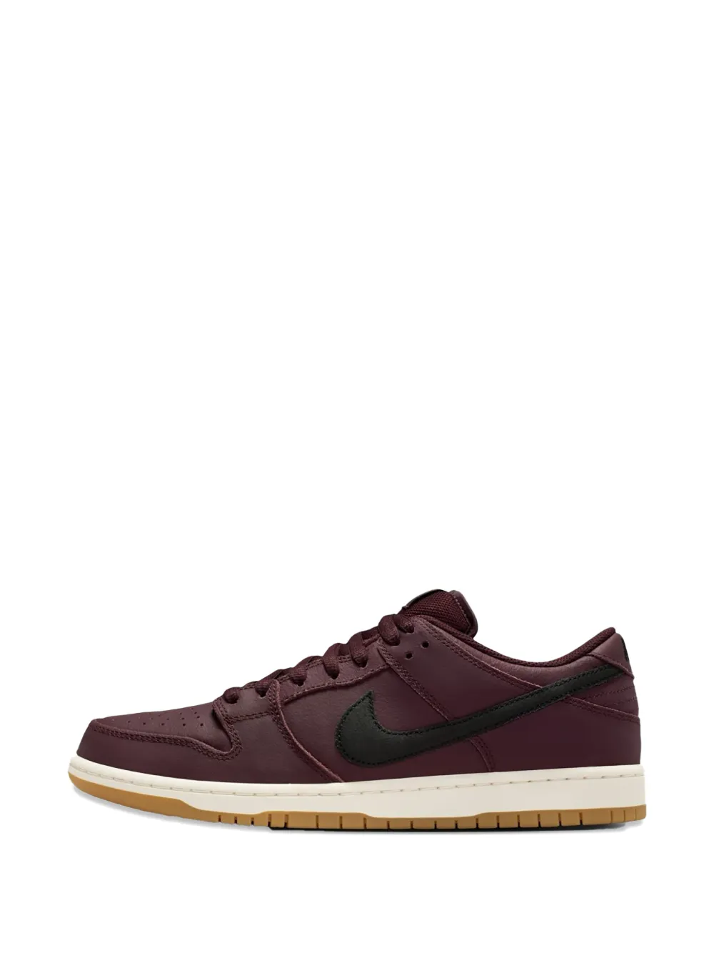 Nike SB Dunk Low Pro leather sneakers - Rosso