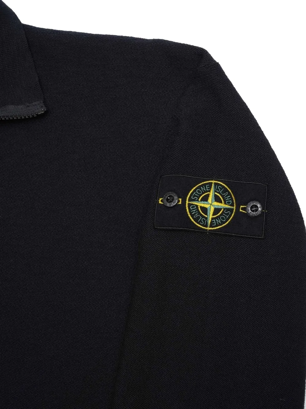 Stone Island Trui met ritskraag Zwart