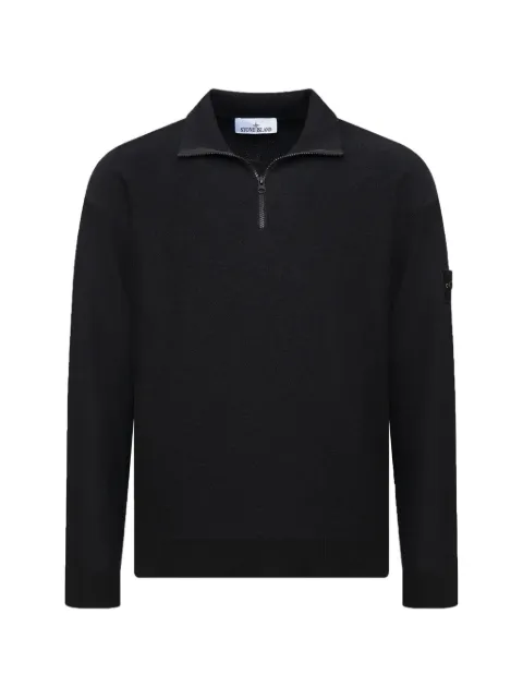 Stone Island zip collar sweater