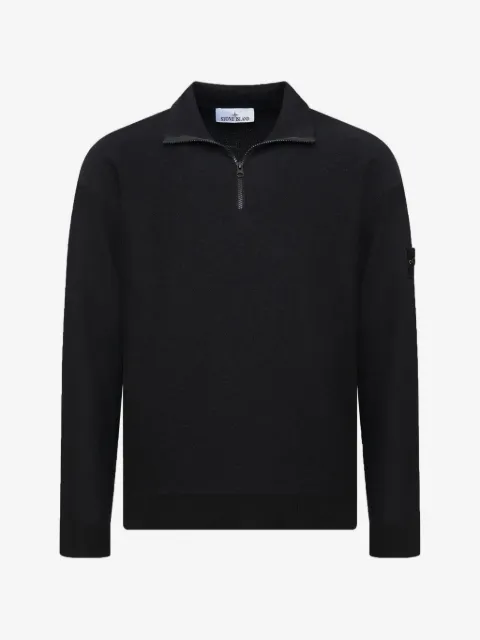 Stone Island zip collar sweater