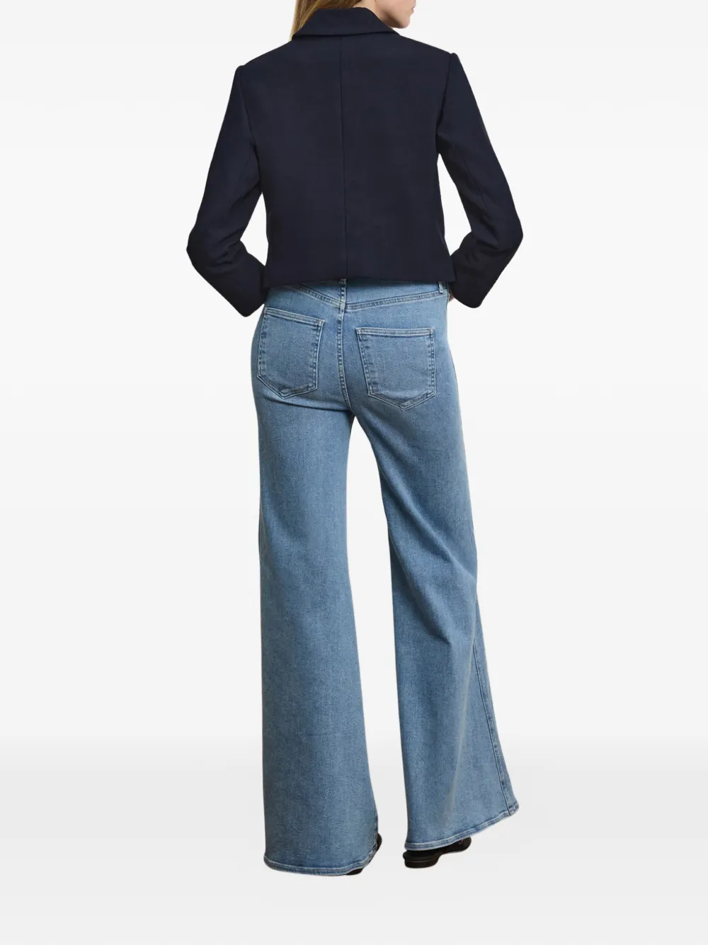  Veronica Beard Ismena Pattern-cuff Jacket - Blue 