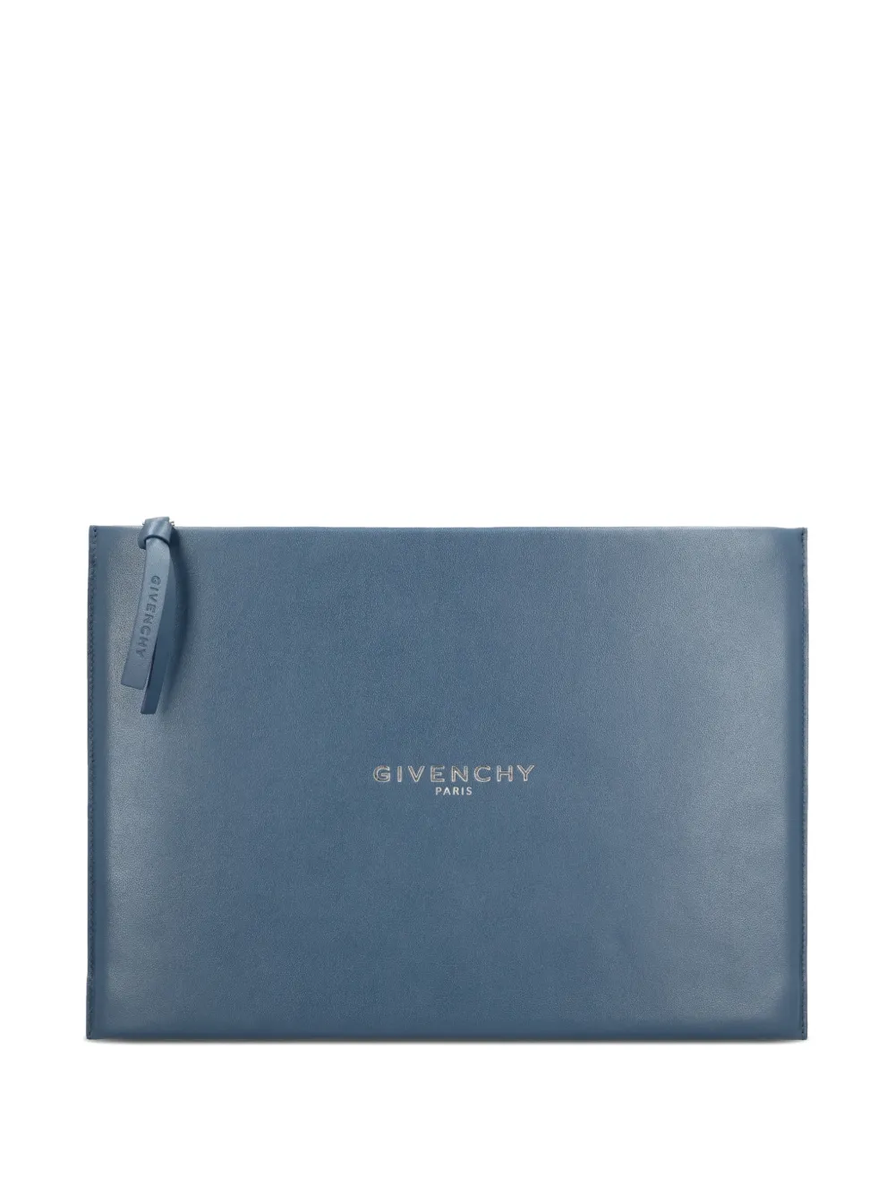 Givenchy large Antigona Stamped logo clutch bag - Blu