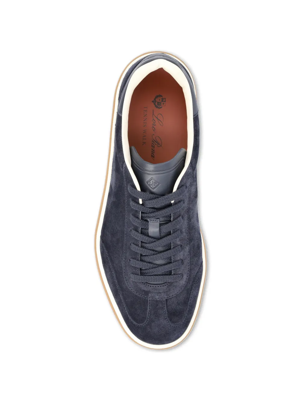 Loro Piana Suède sneakers Blauw