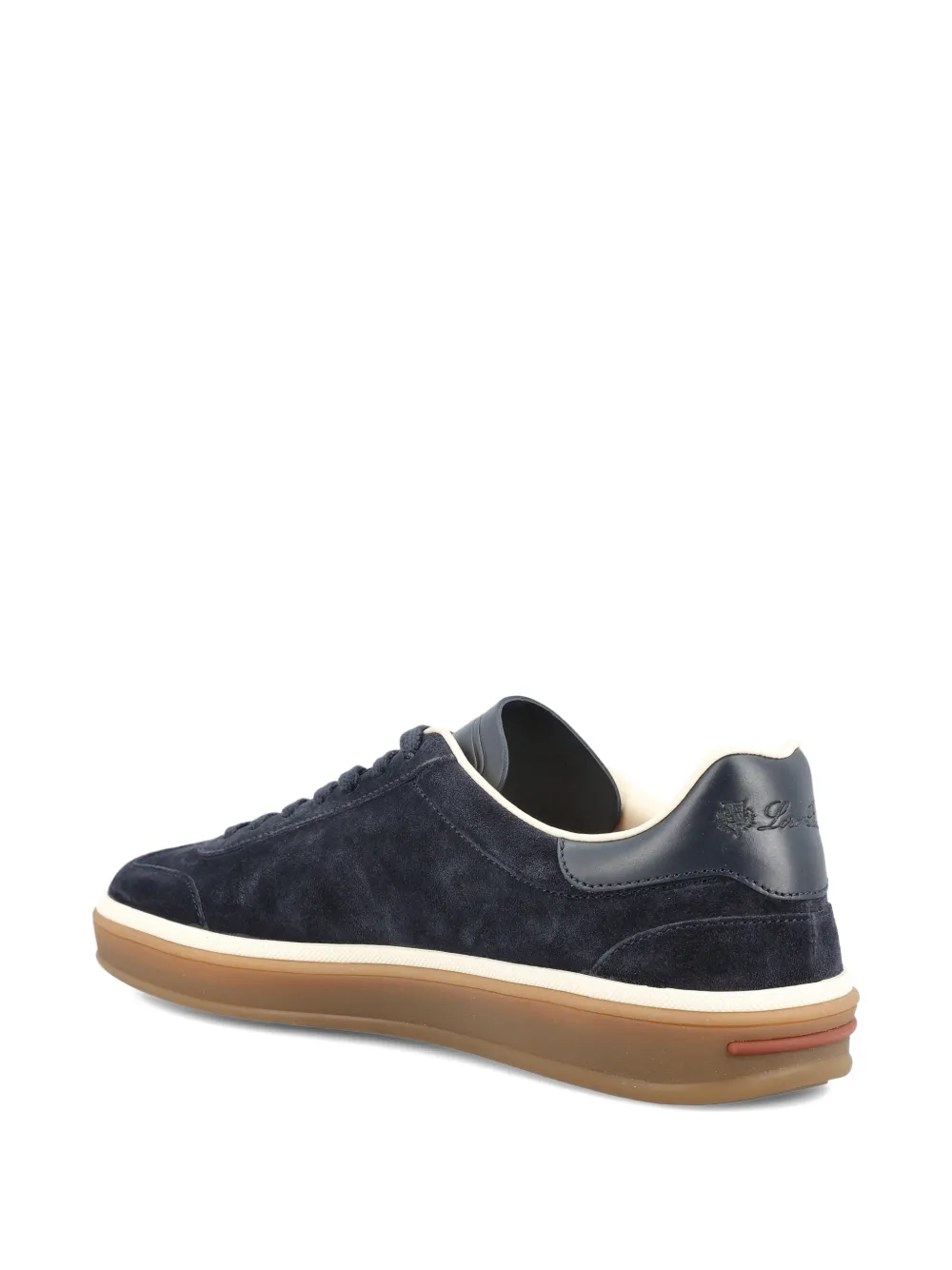 Loro Piana Suède sneakers Blauw
