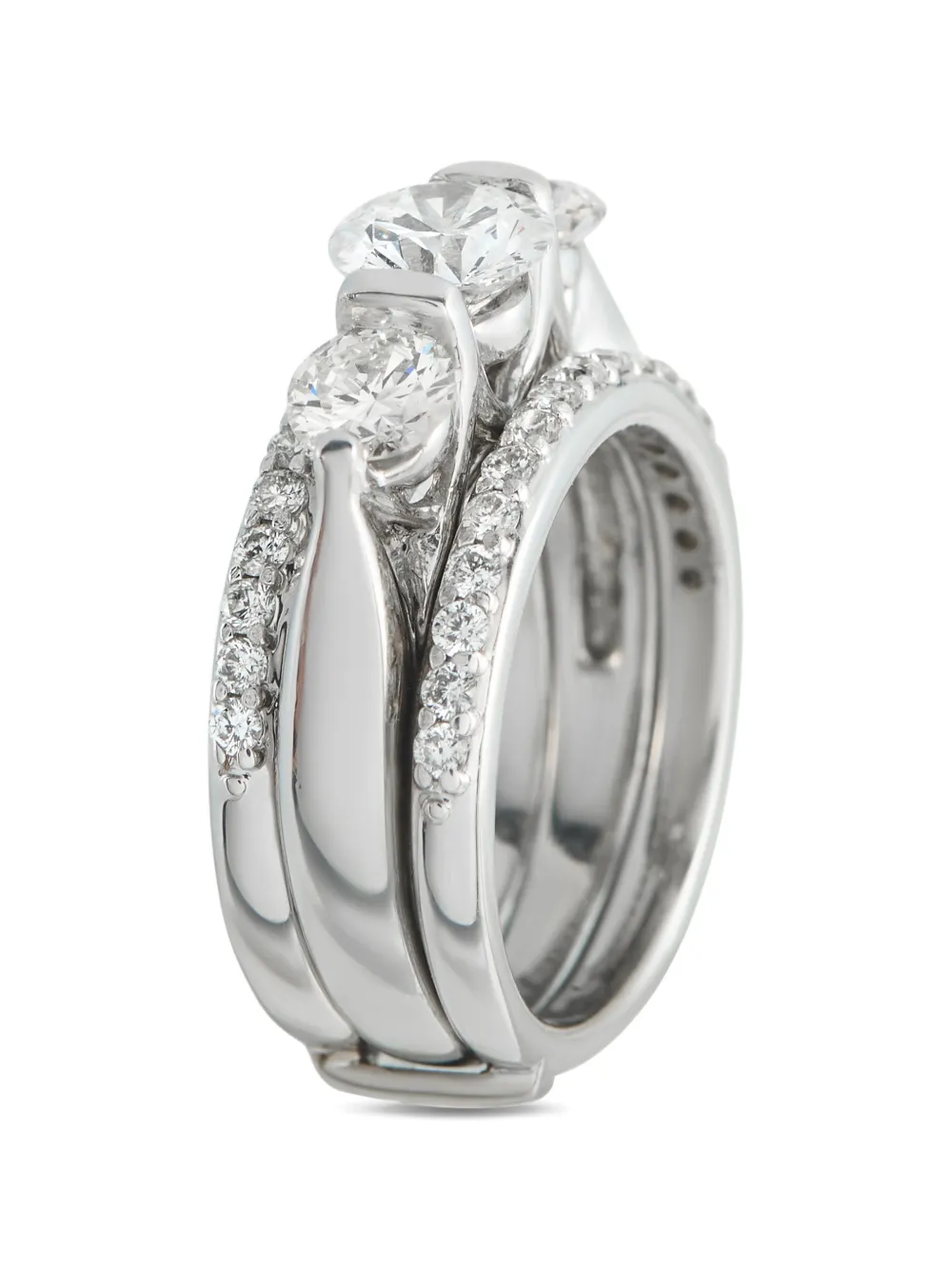 LB Exclusive embellished diamond ring - Argento
