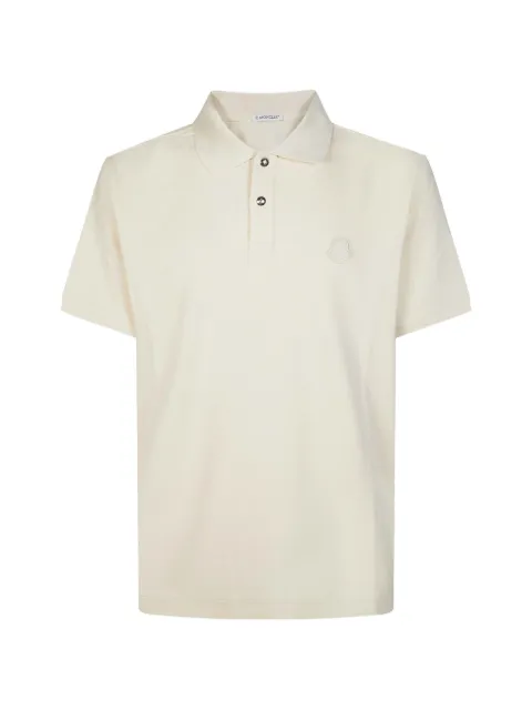 Moncler buttoned logo polo shirt
