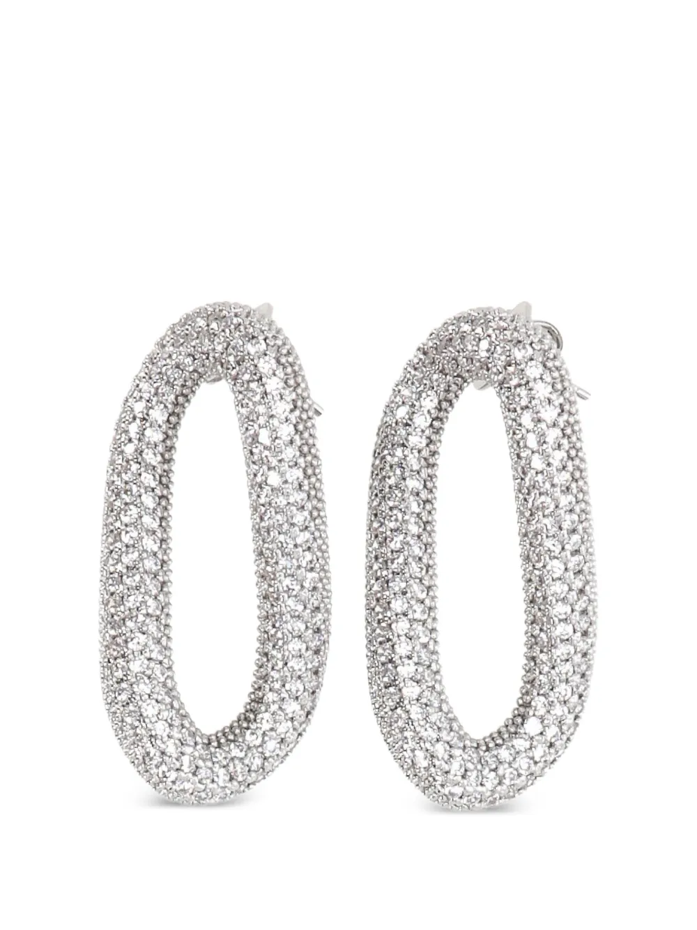 RASNA Orecchini con zircone - Argento