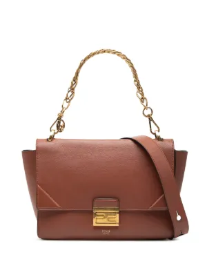 Fendi Pre-Owned 2010-2026 ズッカ エンボスレザー バゲット