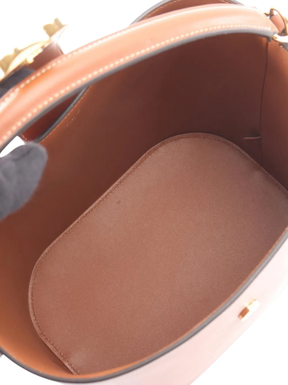 2010-2026 Medium Smooth Calfskin Louise Bucket Bag Handbag