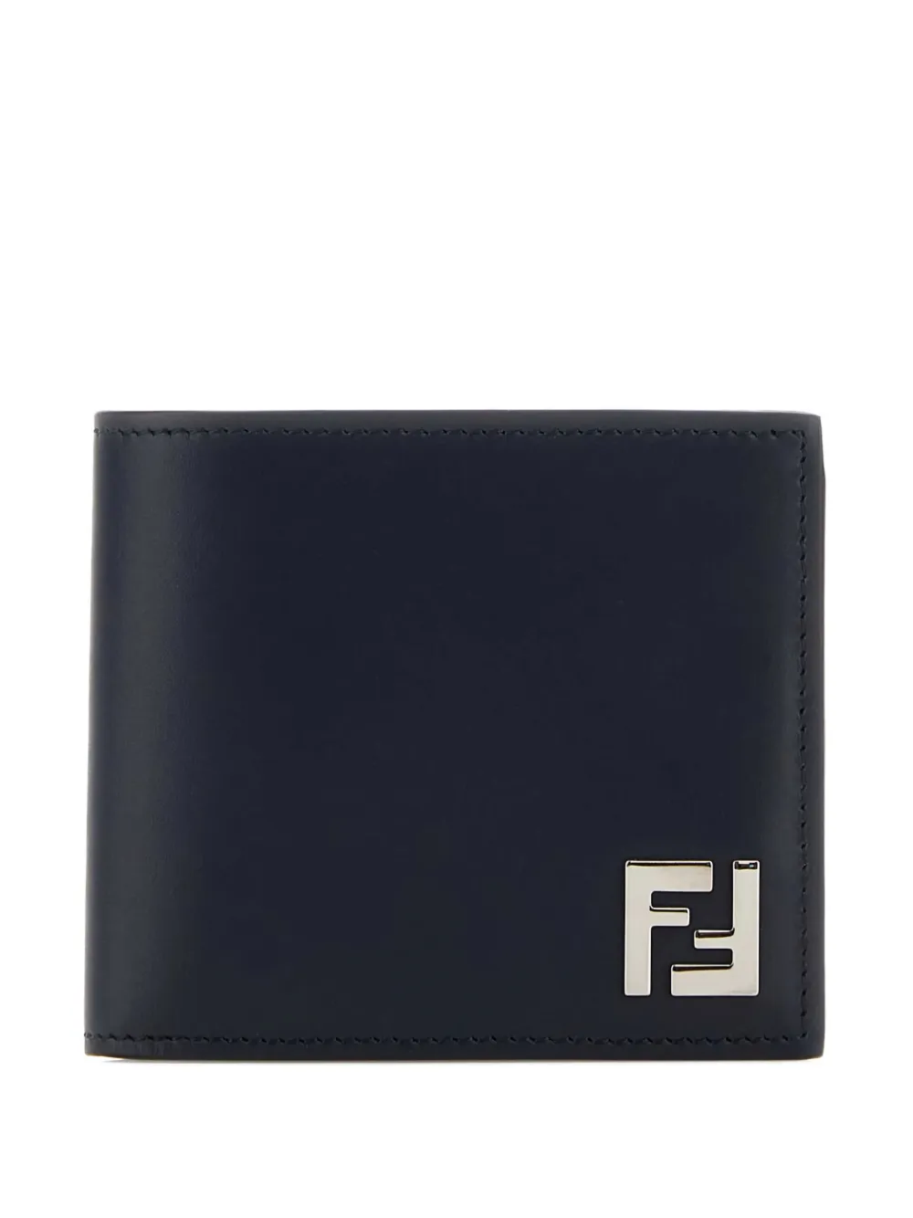 FENDI logo-plaque wallet - Blu