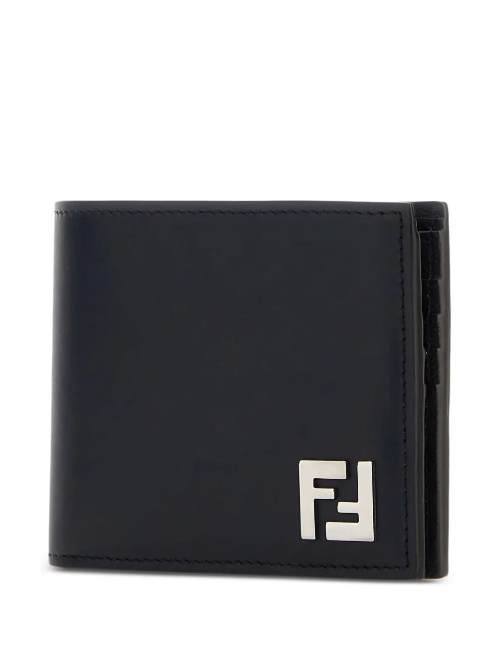  Fendi Logo-plaque Wallet - Blue 
