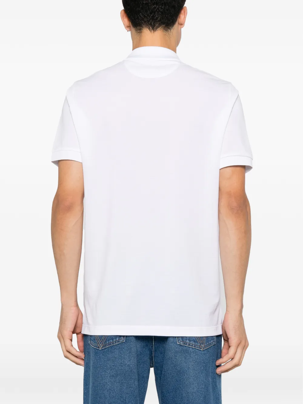 FENDI Poloshirt met logo Wit