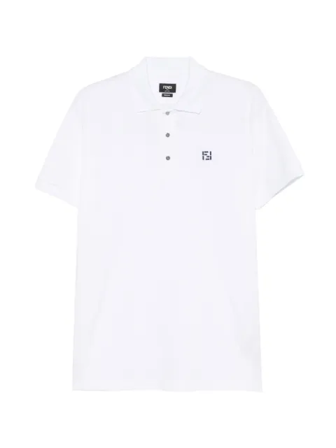 FENDI logo-embroidered polo shirt