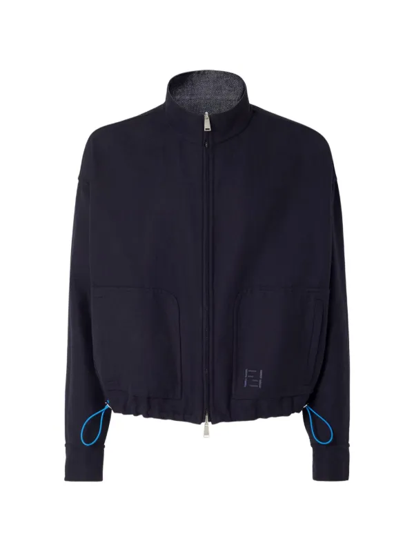 FENDI Reversible zip-up Jacket | Blue | FARFETCH