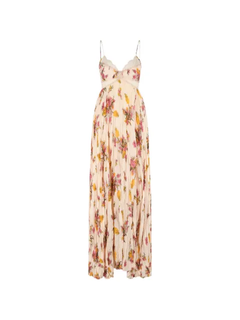 Blumarine vestido sin mangas con estampado floral