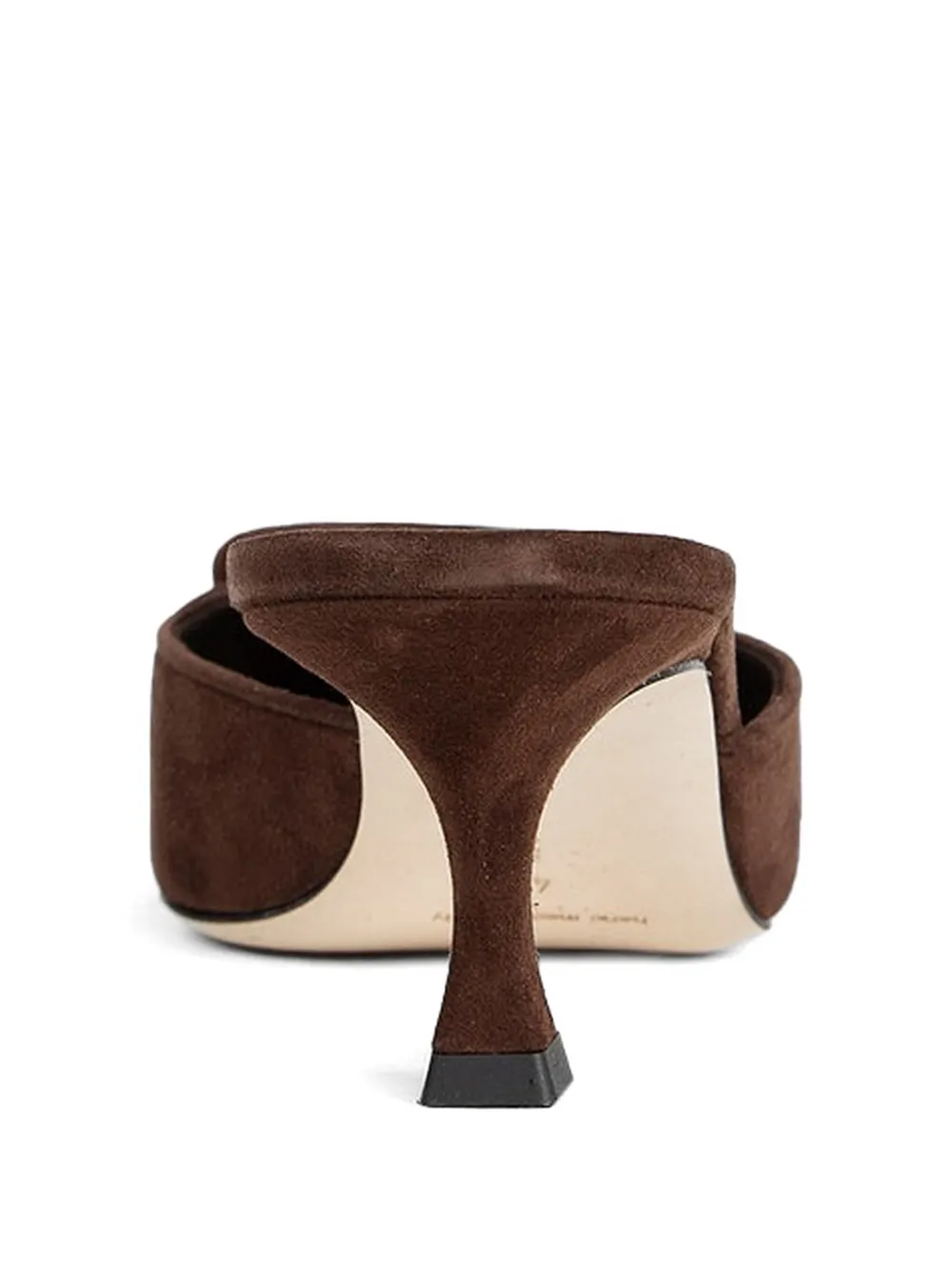 Manolo Blahnik buckle mules Bruin