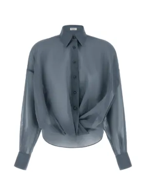 Brunello cucinelli トップス　ダークグレー Women's tops, t-shirts and polos | Brunello Cucinelli