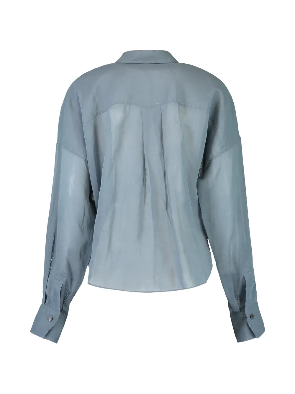 Brunello Cucinelli Monili katoenen blouse Blauw