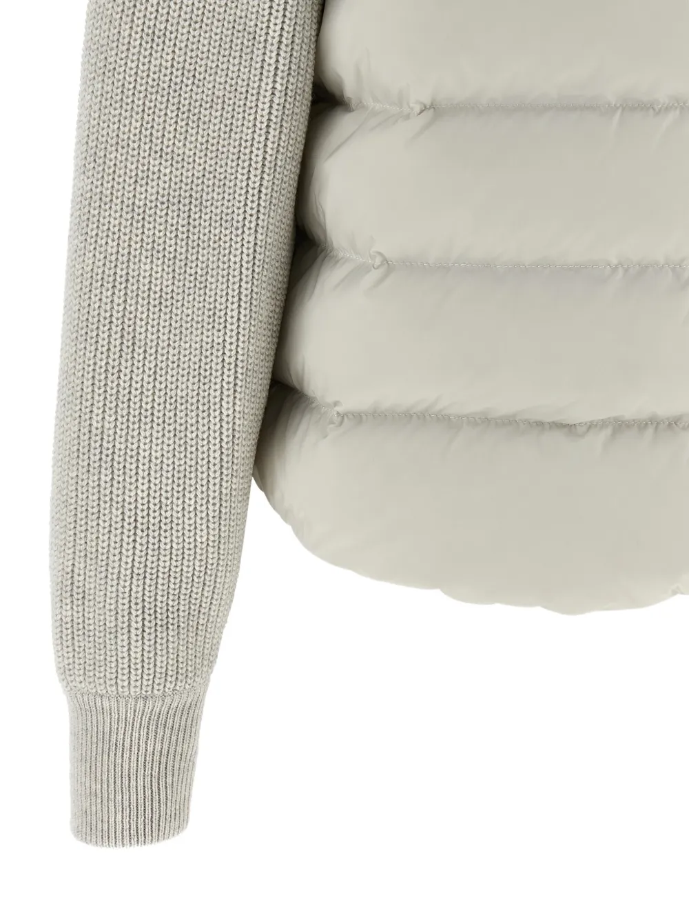 Brunello Cucinelli Gewatteerd jack Beige
