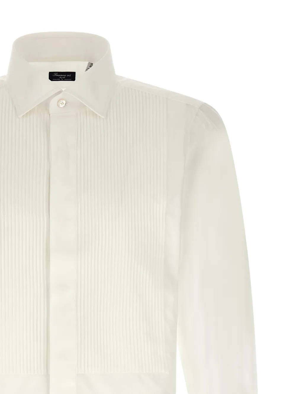 Finamore 1925 Napoli Classic Tuxedo overhemd Wit