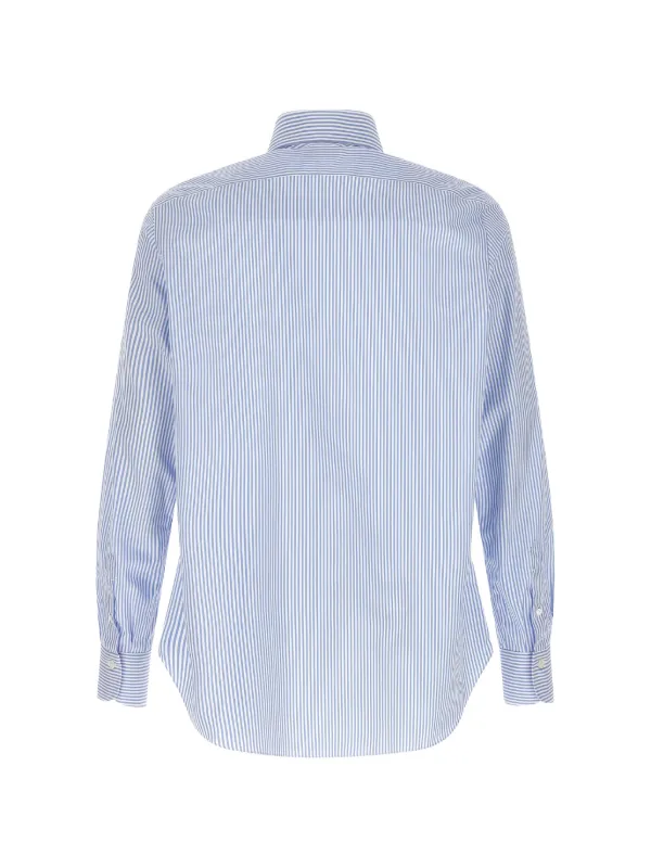 Finamore 1925 Napoli ナポリ ストライプ シャツ | ブルー | FARFETCH JP