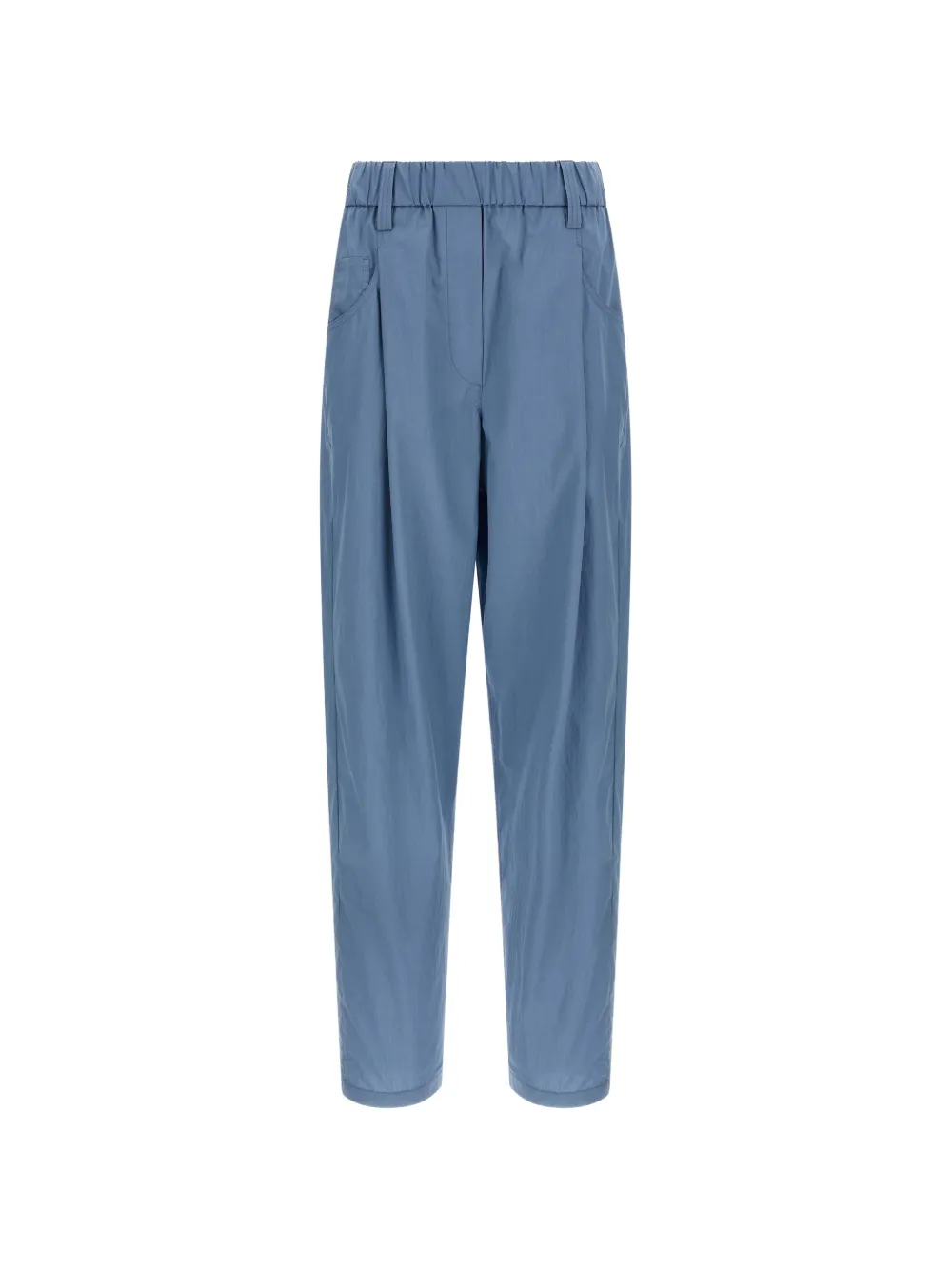 Brunello Cucinelli Monile elasticated trousers - Blu