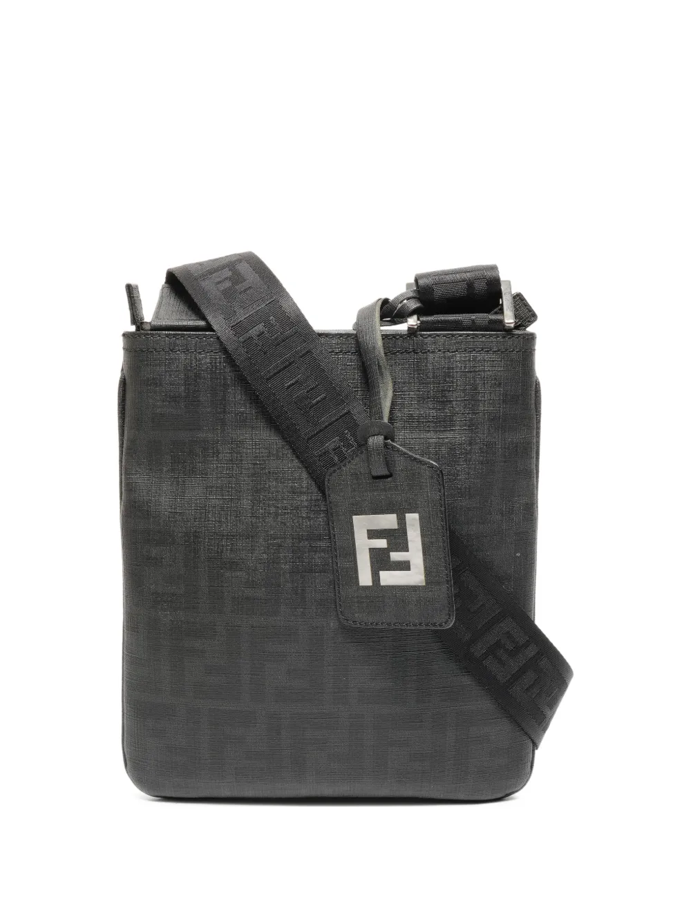 Fendi Pre-Owned 1990-2000 Zucca shoulder bag - Grigio