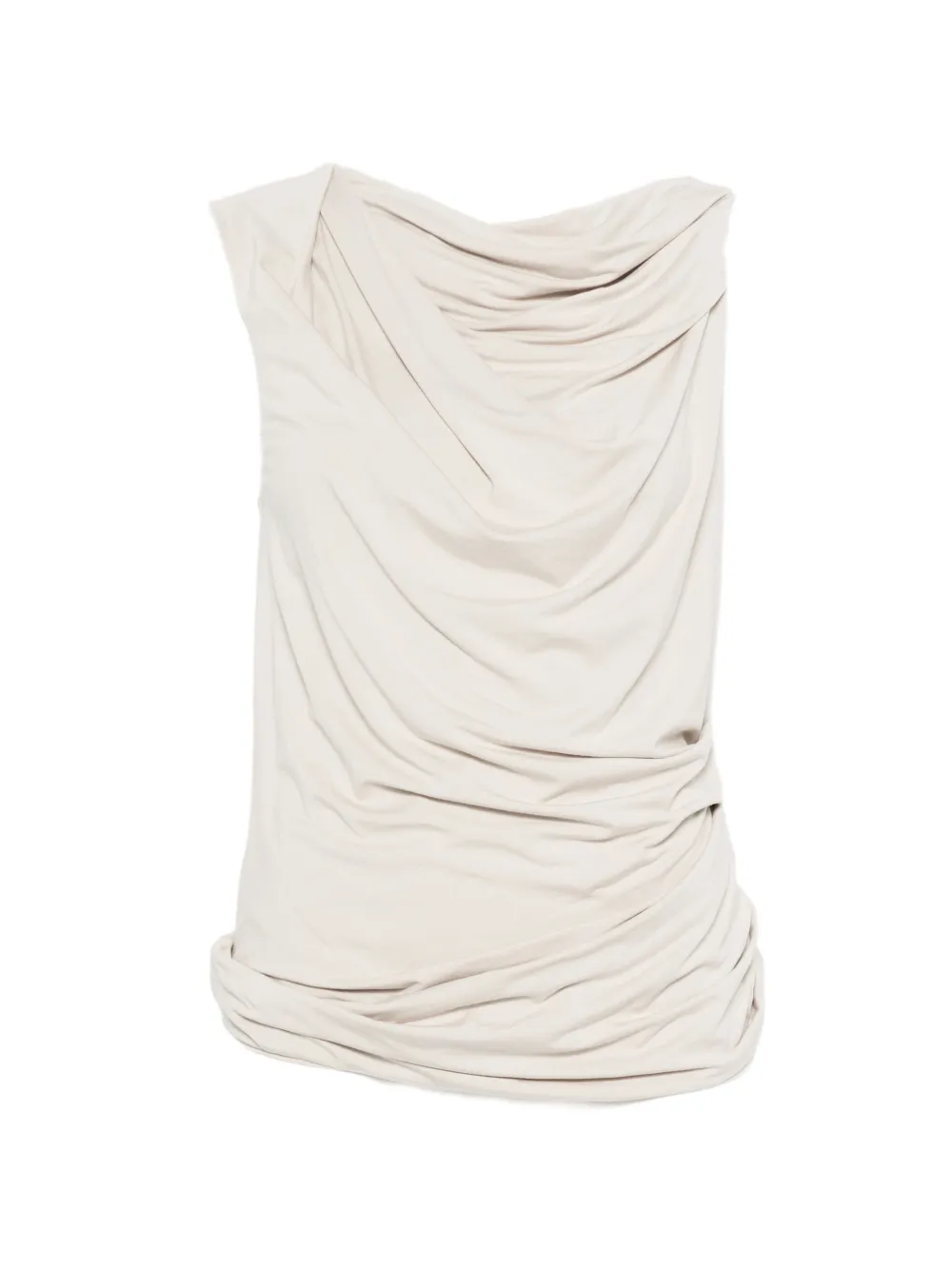 ENTIRE STUDIOS draped sleeveless top - Toni neutri