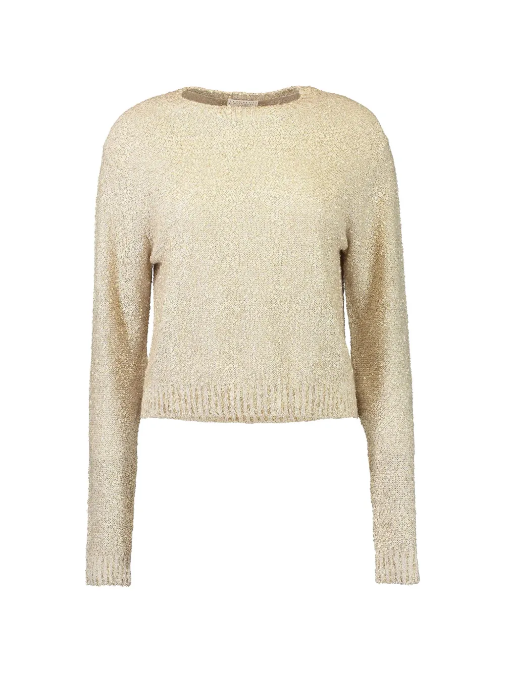 Brunello Cucinelli crew-neck knitted sweater - Neutrals