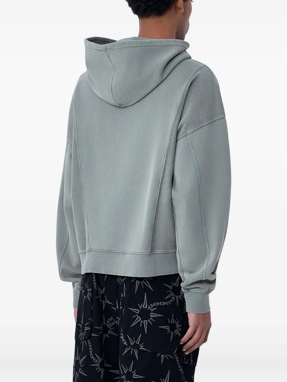 Brain Dead Hoodie met grafisch patroon Grijs