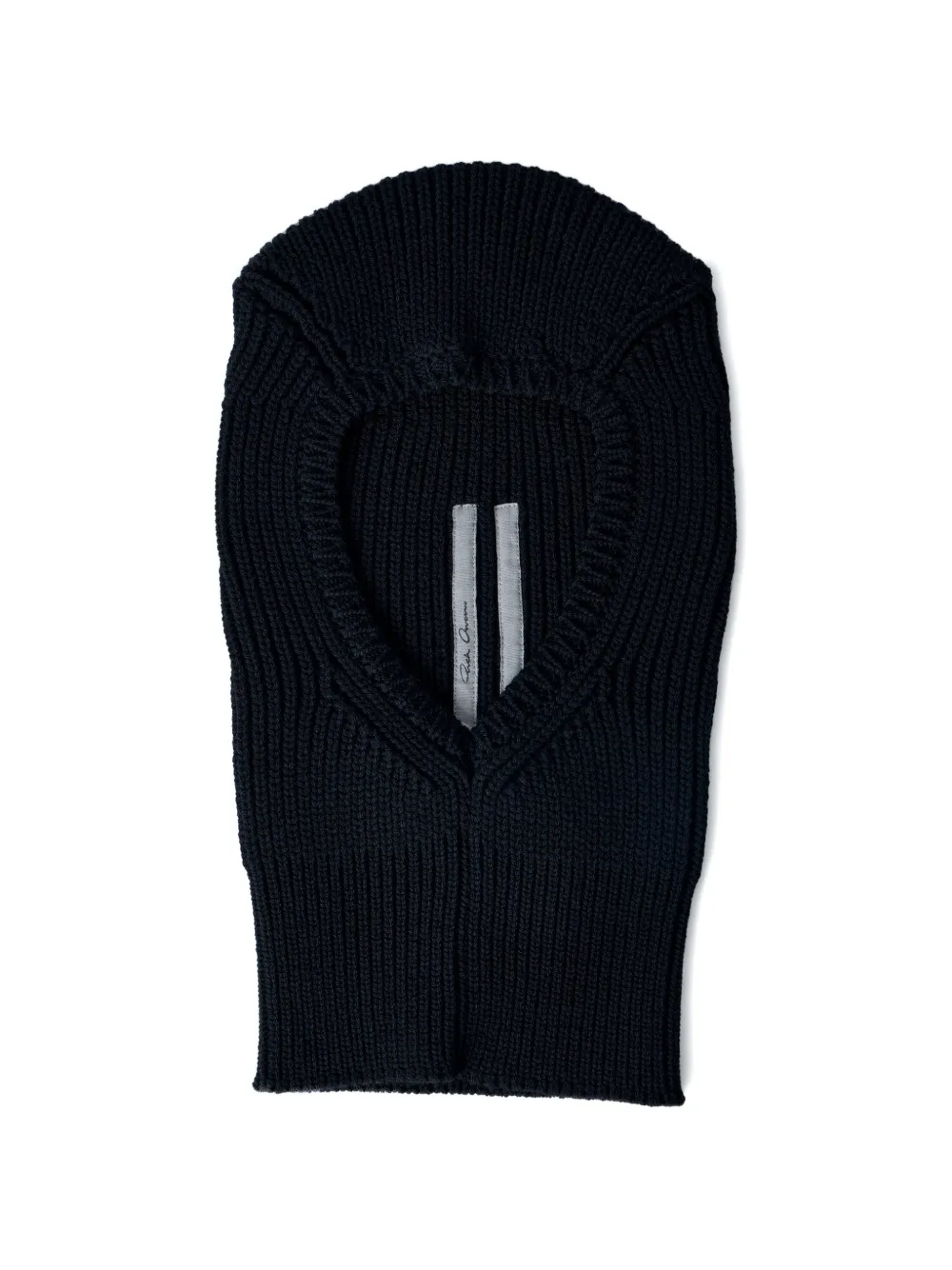 Rick Owens ribbed balaclava - Nero