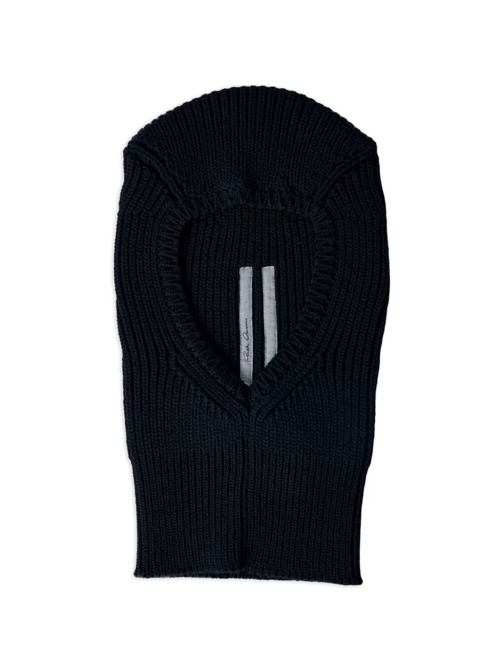 Rick Owens ribbed balaclava - Nero