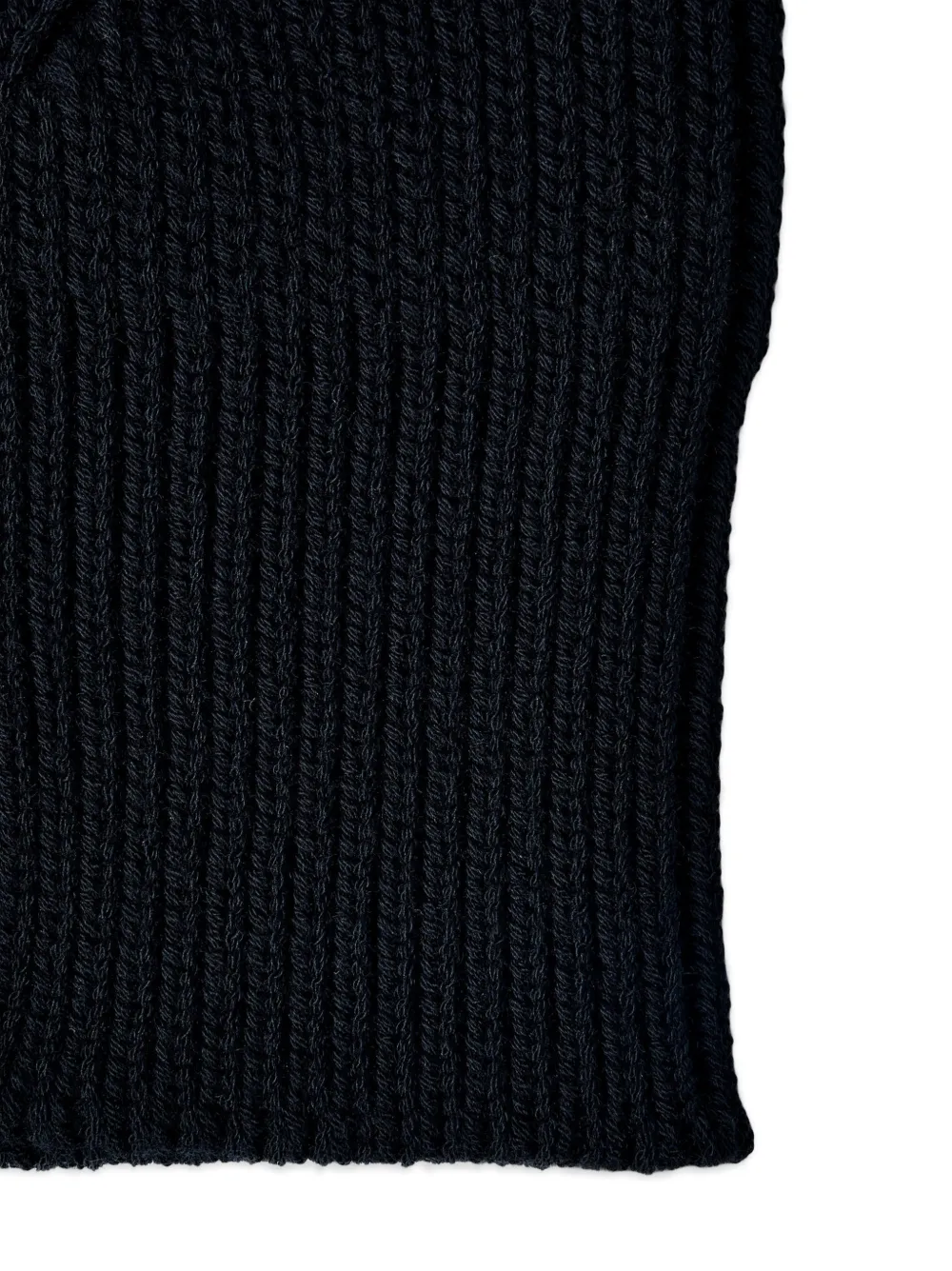 Rick Owens Geribbelde bivakmuts Zwart