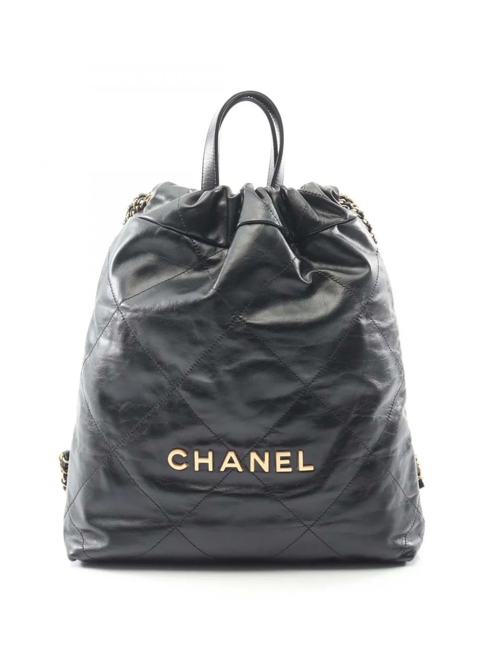 CHANEL Pre-Owned 2021-2026 Quilted Calfskin 22 backpack - Nero