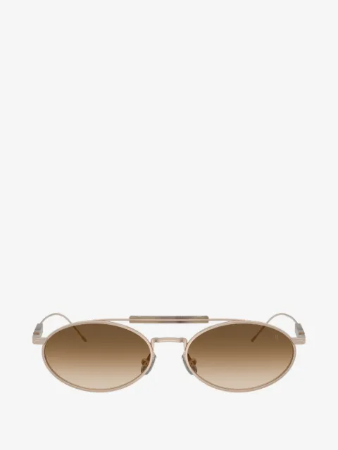 Brunello Cucinelli oval-frame sunglasses