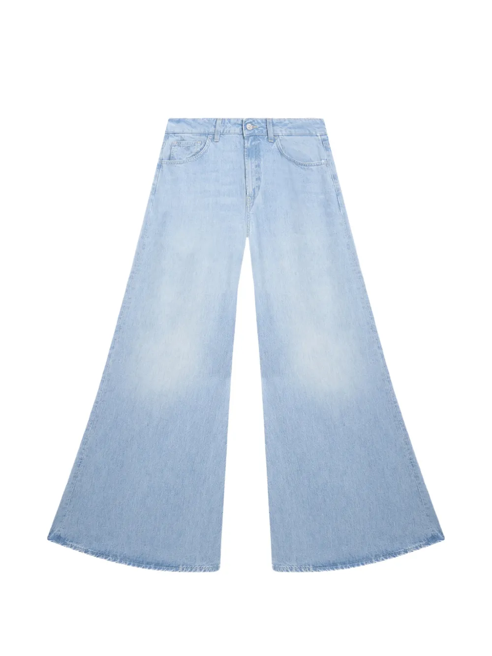 DONDUP Jeans a gamba ampia con cinque tasche - Blu