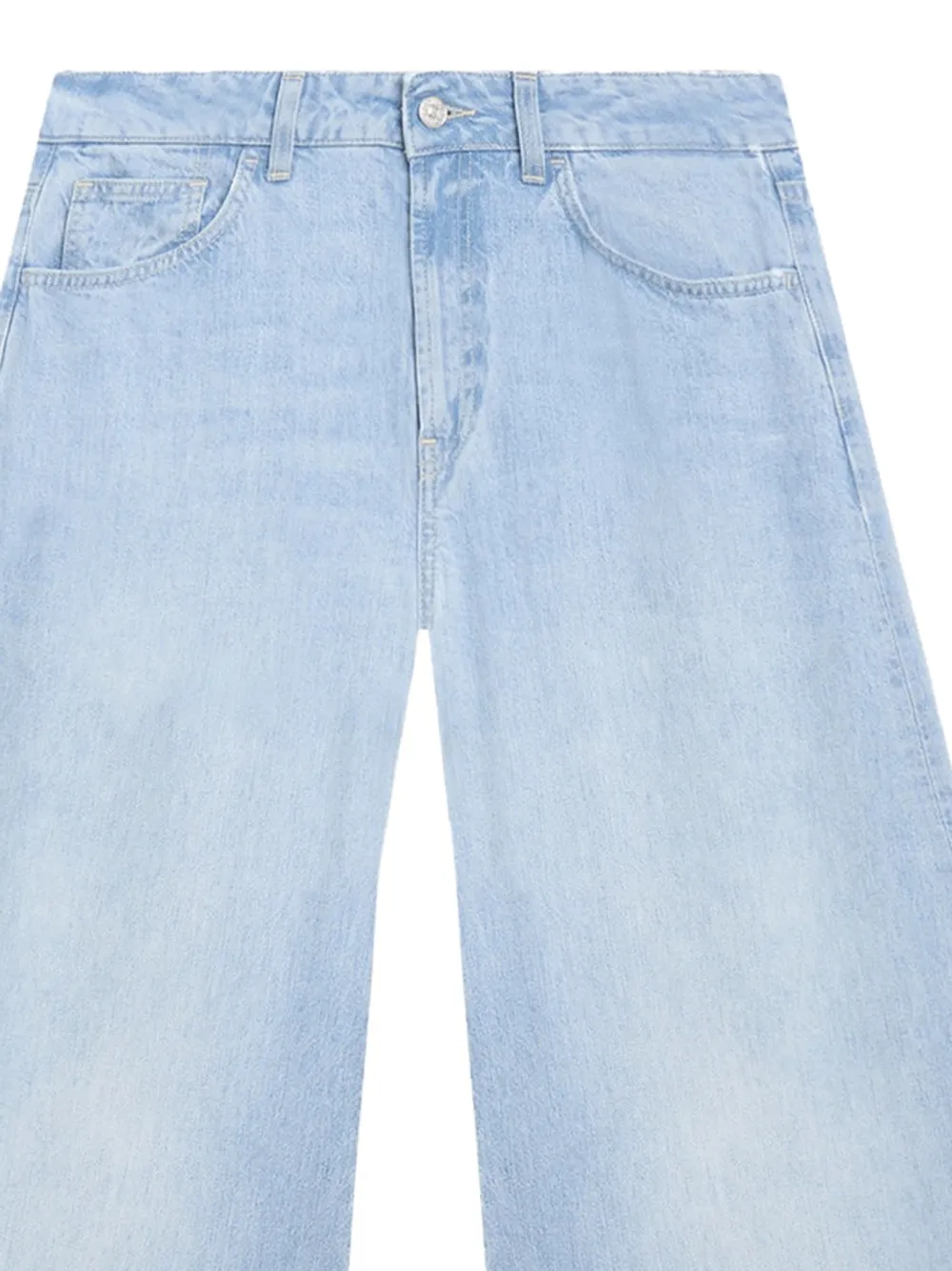 Five-Pocket Wide-Leg Jeans