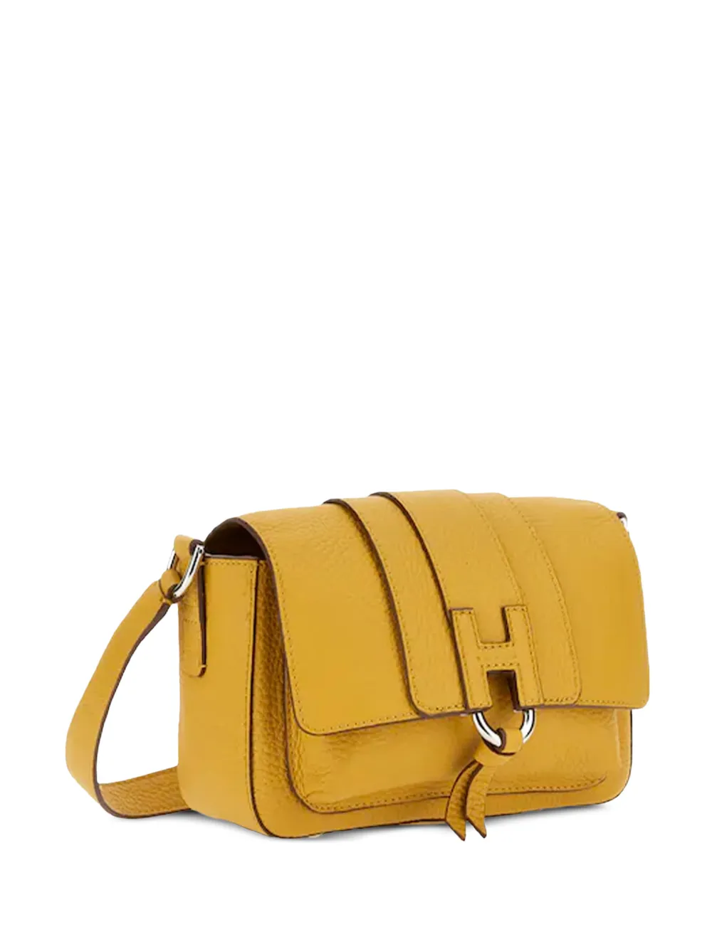 Hogan Trend Flap schoudertas met H-detail Geel