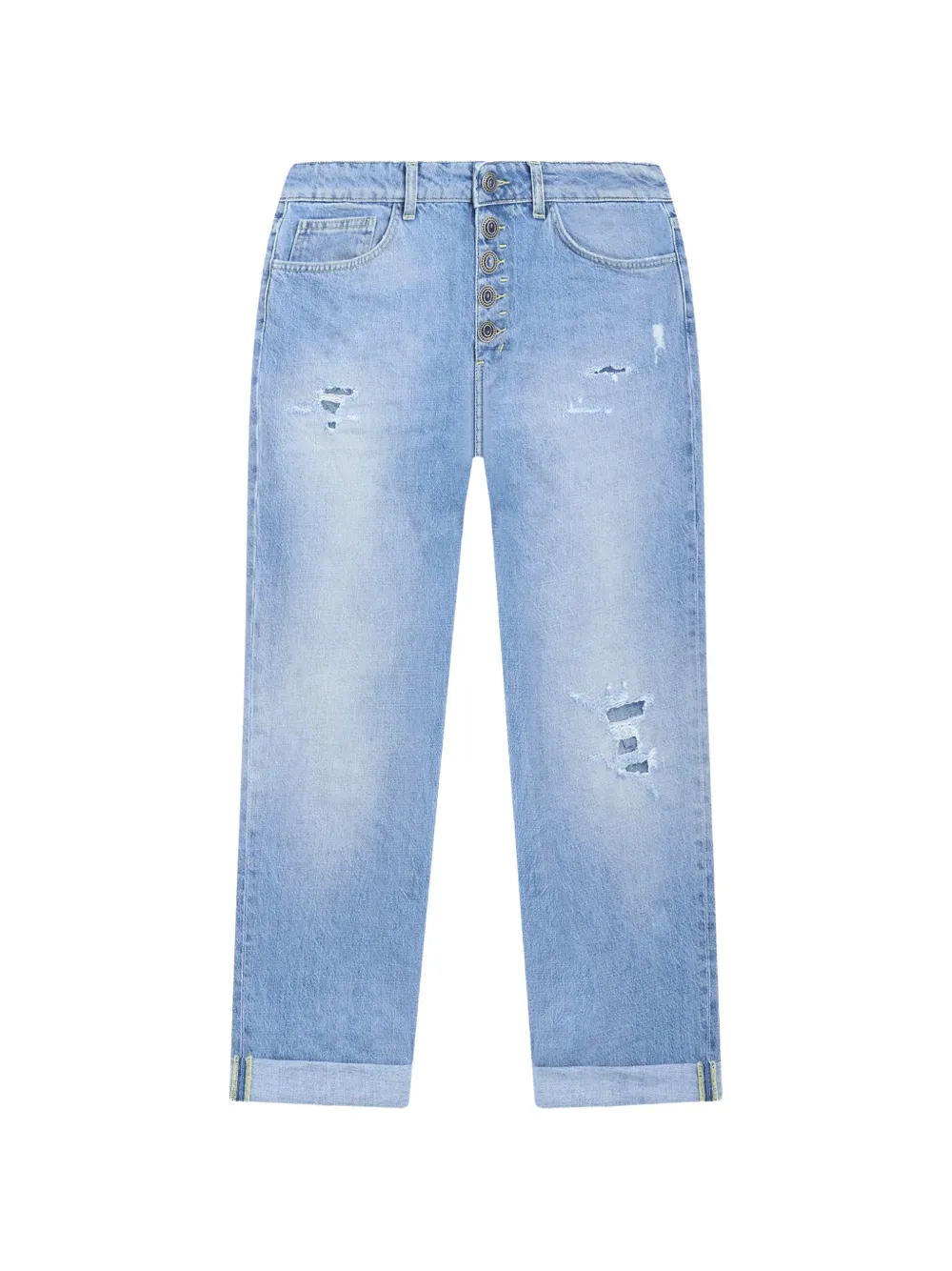 DONDUP belt-loop buttoned jeans - Blu