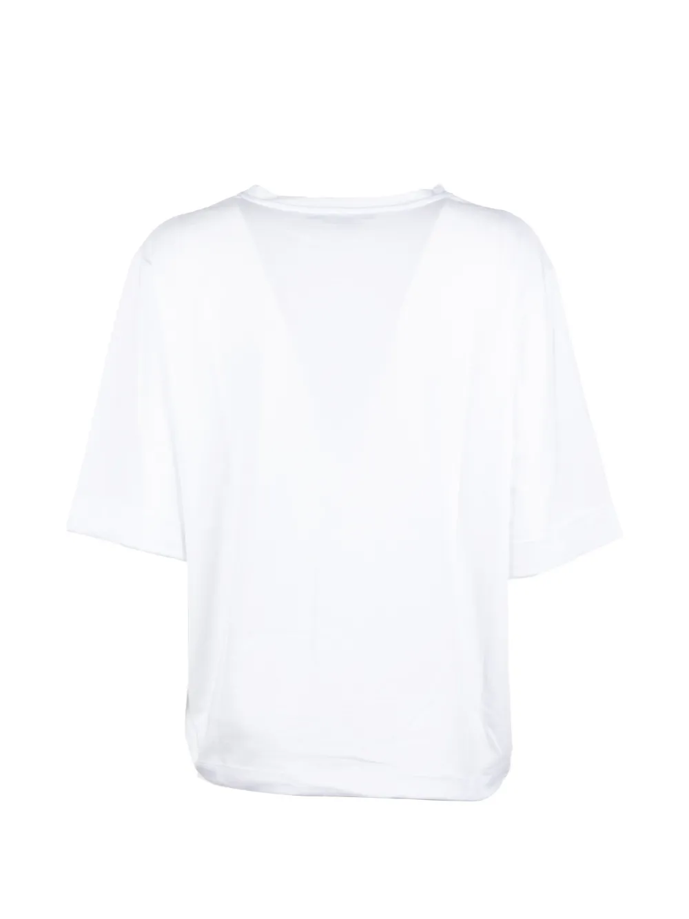 Seventy T-shirt met korte mouwen en geknoopt detail Wit